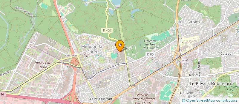 localisation de l'entreprise DANA ENTRETIEN à CLAMART