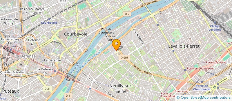 localisation de l'entreprise DANA FAMILY GROUPE à NEUILLY-SUR-SEINE