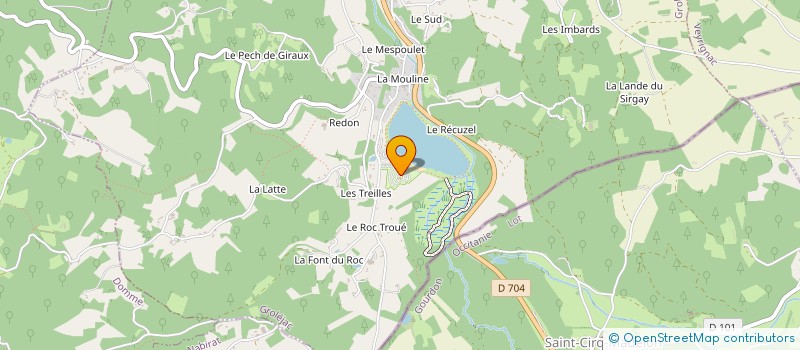 localisation de l'entreprise DANA LOISIRS  GROLEJAC