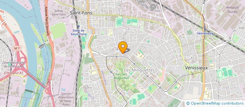 localisation de l'entreprise DANA OPERATEUR IMMOBILIER  VENISSIEUX