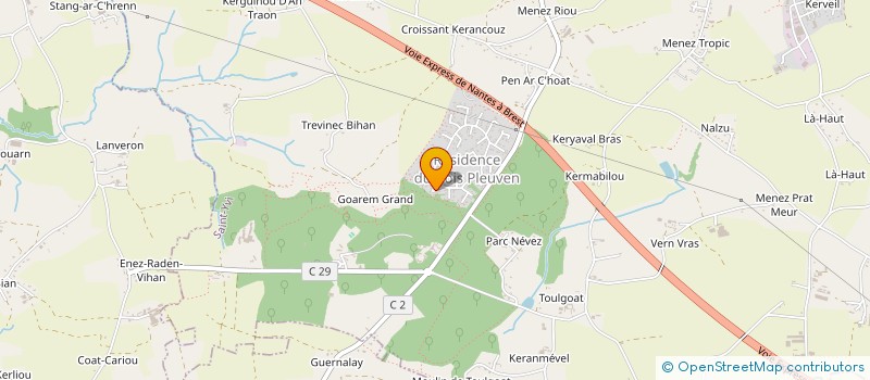 localisation de l'entreprise DANA PATRIMOINE  SAINT-YVI