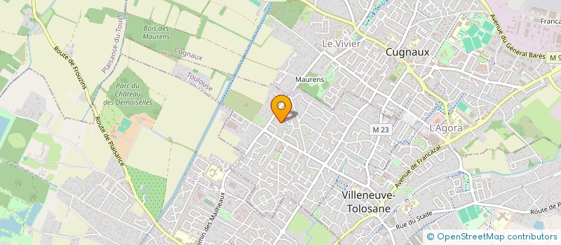 localisation de l'entreprise DANA SERVICES à VILLENEUVE-TOLOSANE