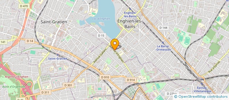 localisation de l'entreprise DANACHAT à ENGHIEN-LES-BAINS