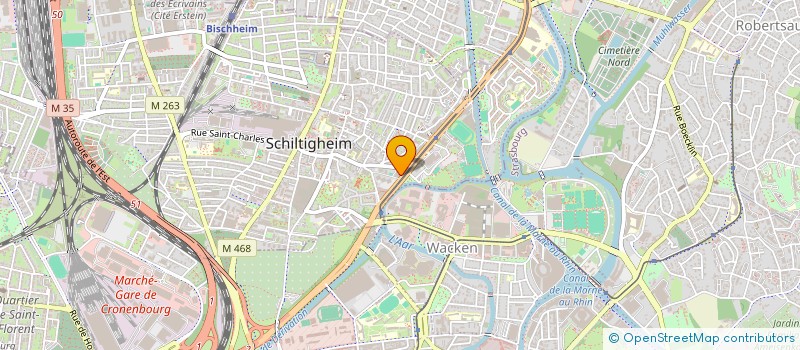 localisation de l'entreprise DANACI  SCHILTIGHEIM