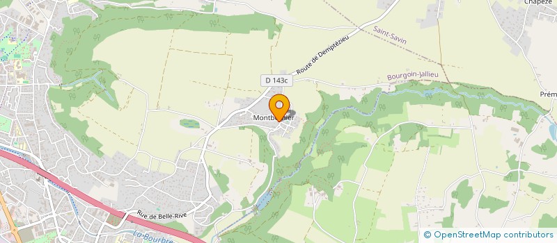 localisation de l'entreprise DANACOM à BOURGOIN-JALLIEU