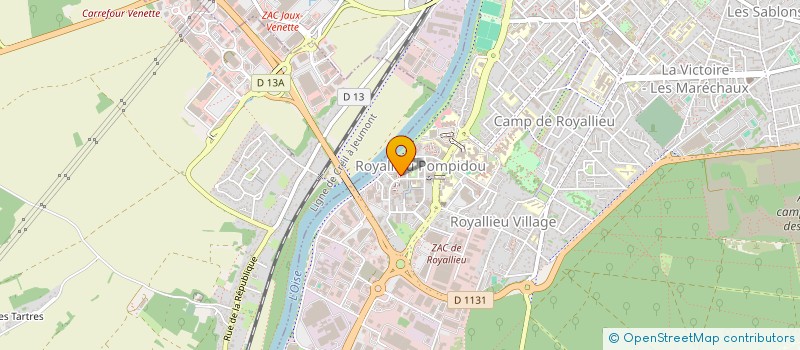localisation de l'entreprise DANACOS LOGICIELS à COMPIEGNE