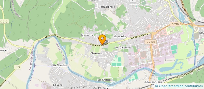 localisation de l'entreprise DANACRI  CHANCELADE