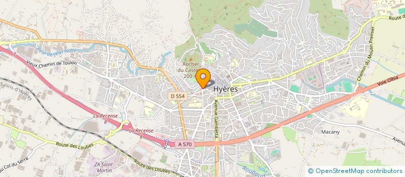 localisation de l'entreprise DANAE à HYERES