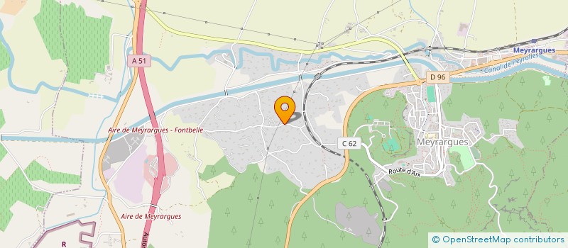 localisation de l'entreprise DANAE  MEYRARGUES