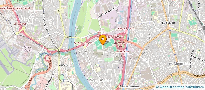 localisation de l'entreprise DANAE à TOULOUSE
