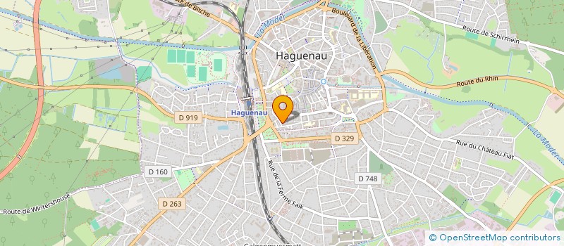 localisation de l'entreprise DANAGAEST  HAGUENAU