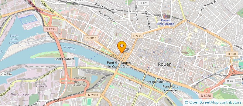 localisation de l'entreprise DANAGRAPH' à ROUEN