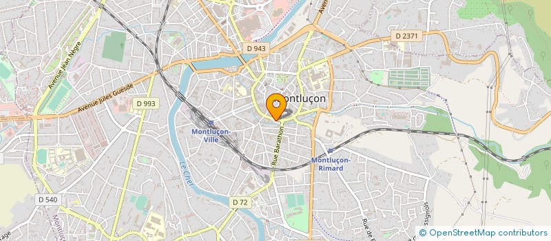 localisation de l'entreprise DANAGWEN à MONTLUCON