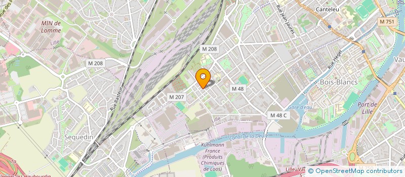 localisation de l'entreprise DANAHEL à LILLE