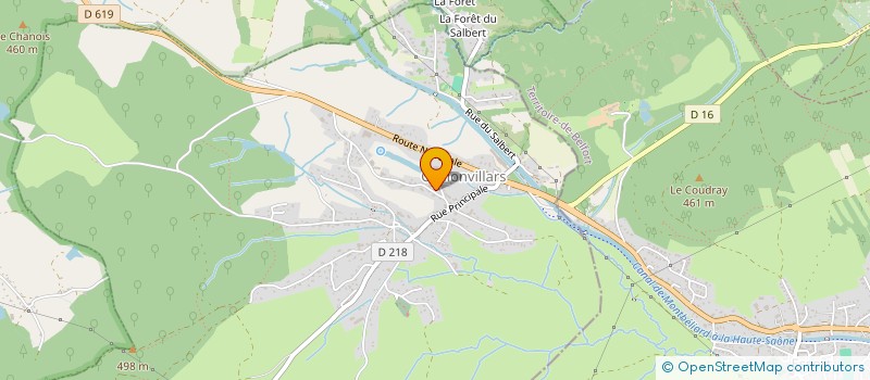 localisation de l'entreprise DANAIDES  CHALONVILLARS