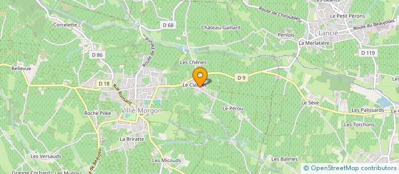 localisation de l'entreprise DANAIDES  VILLIE-MORGON