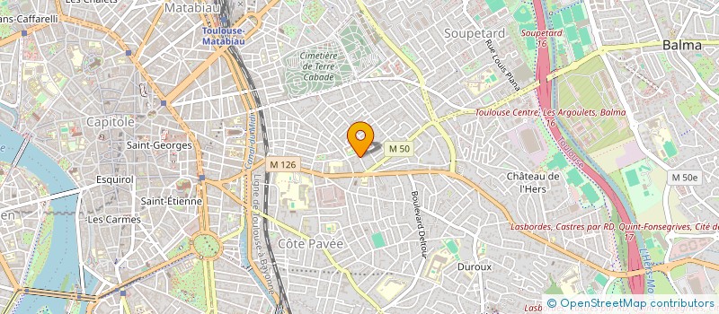 localisation de l'entreprise DANAIDES à TOULOUSE
