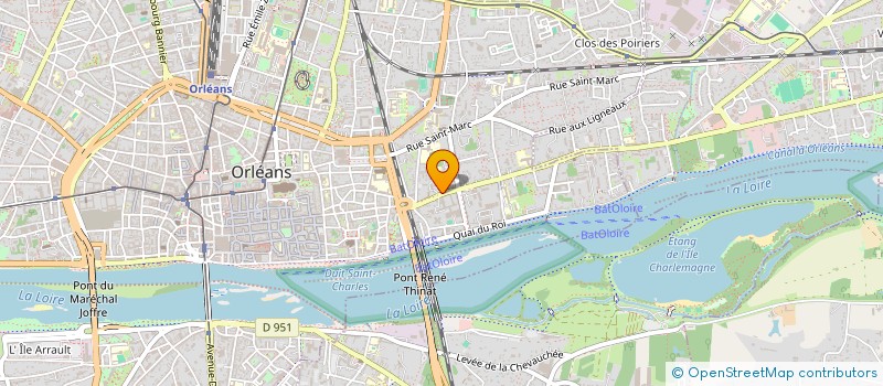 localisation de l'entreprise DANAIS à ORLEANS