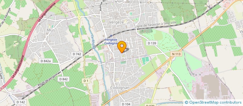 localisation de l'entreprise DANAIS LACAZ  VERGEZE