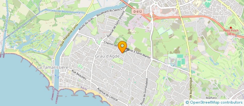 localisation de l'entreprise DANALI  AGDE