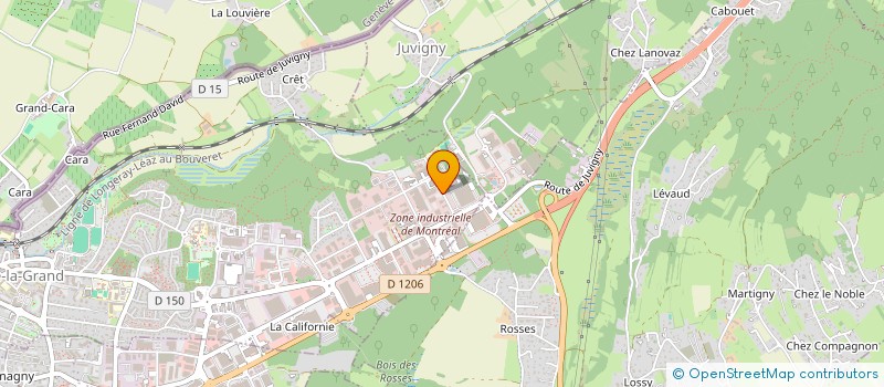 localisation de l'entreprise DANALP  VILLE-LA-GRAND