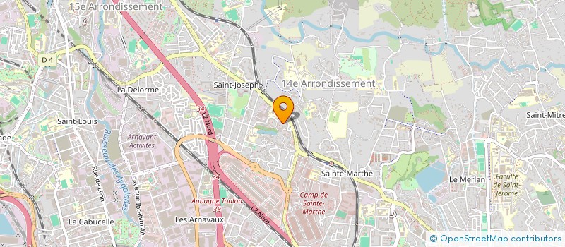 localisation de l'entreprise DANANO à MARSEILLE