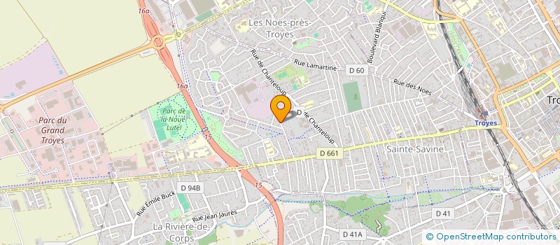 localisation de l'entreprise DANARIK  SAINTE-SAVINE