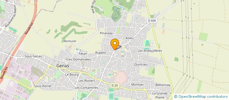 localisation de l'entreprise DANAROGU  GENAS