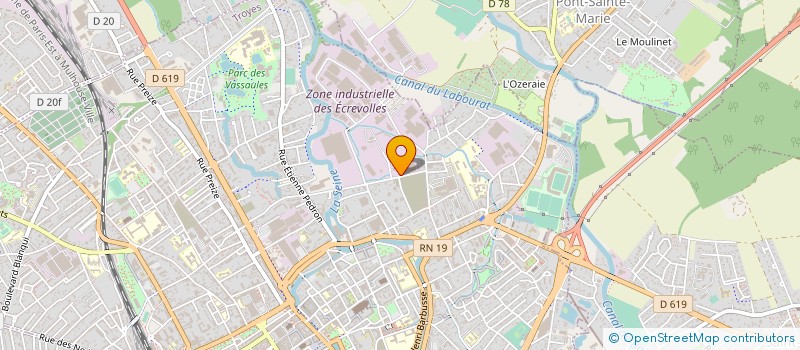 localisation de l'entreprise DANASON SC à TROYES
