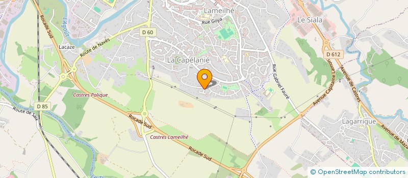 localisation de l'entreprise DANATECH à CASTRES