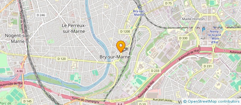 localisation de l'entreprise DANATHEO  BRY-SUR-MARNE