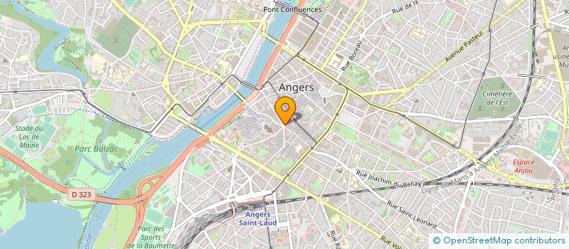localisation de l'entreprise DANATO à ANGERS
