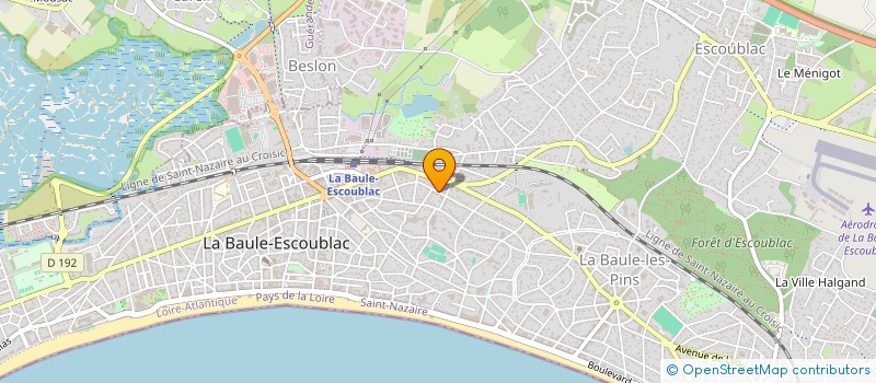 localisation de l'entreprise DANATVID  LA BAULE-ESCOUBLAC