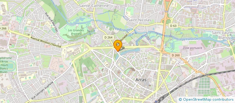 localisation de l'entreprise DANAUTO à ARRAS