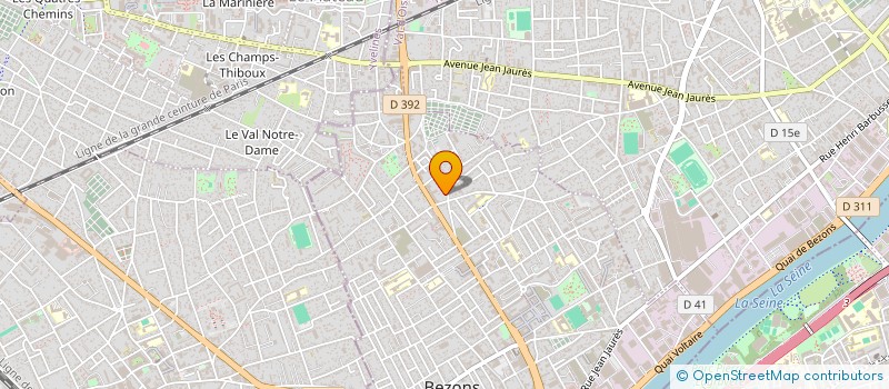 localisation de l'entreprise DANAYA SECURITE PRIVEE  BEZONS