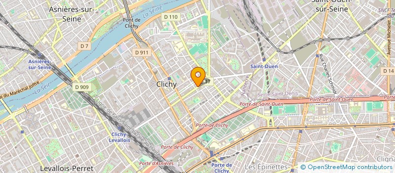 localisation de l'entreprise DANBIEN à CLICHY