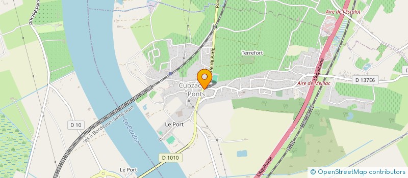 localisation de l'entreprise DANBRI  CUBZAC-LES-PONTS
