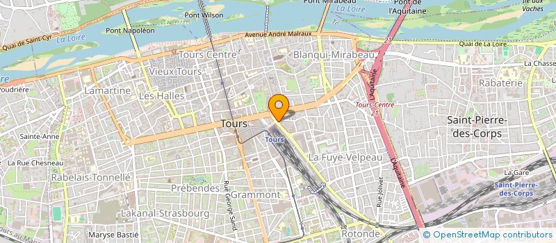 localisation de l'entreprise DANBROS FRANCE à TOURS