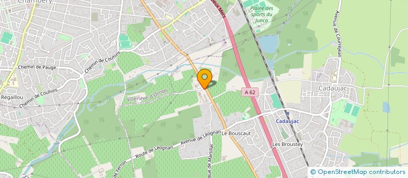 localisation de l'entreprise DANCALIO  CADAUJAC