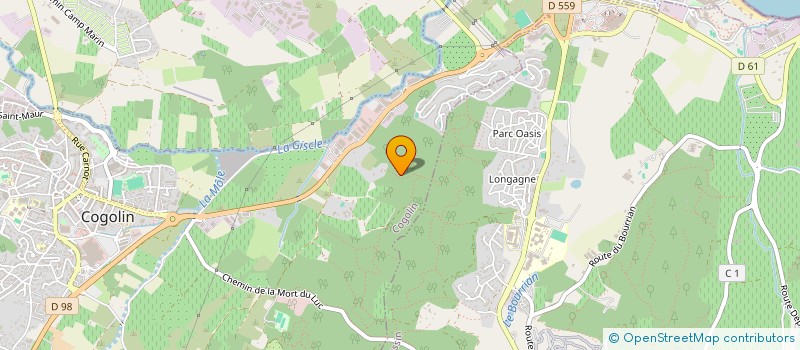 localisation de l'entreprise DANCE ACADEMY  COGOLIN