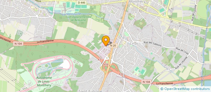 localisation de l'entreprise DANCE AND CIRCUS EVENTS à BRETIGNY-SUR-ORGE