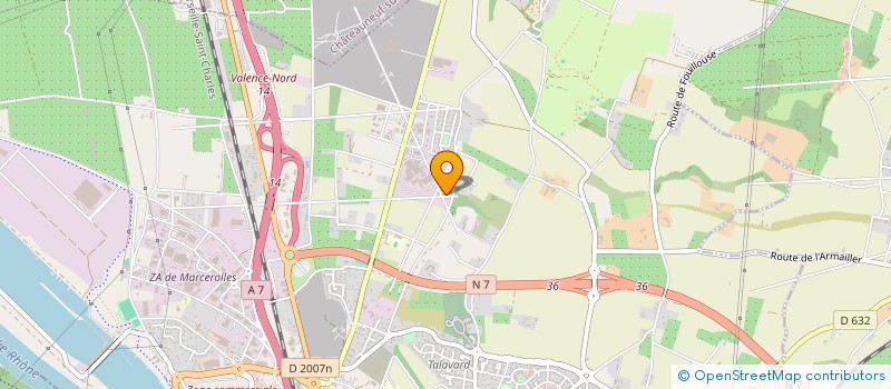 localisation de l'entreprise DANCE ATTITUDE  BOURG-LES-VALENCE