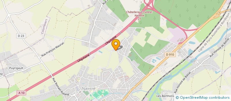 localisation de l'entreprise DANCE CENTER 86  NAINTRE