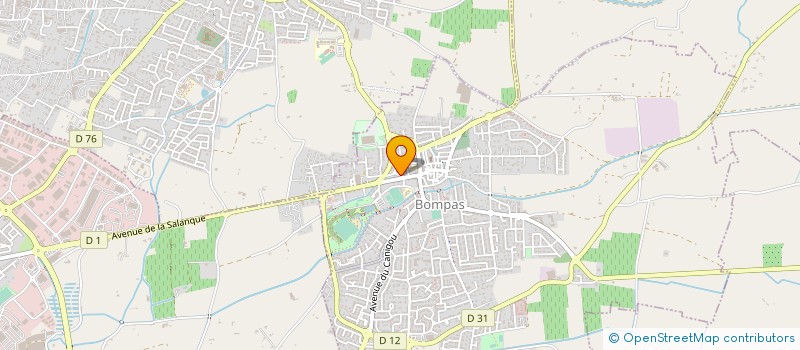 localisation de l'entreprise DANCE CLUB 66  BOMPAS