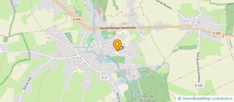 localisation de l'entreprise DANCE CLUB COUSOLRE  FERRIERE-LA-GRANDE