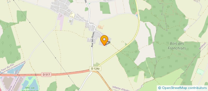 localisation de l'entreprise DANCE CONNECT  VILLETTE-D'ANTHON