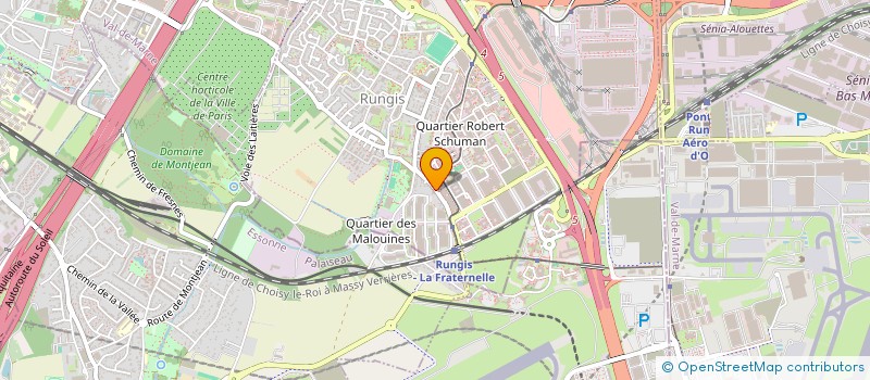 localisation de l'entreprise DANCE FASHION AND CO  RUNGIS