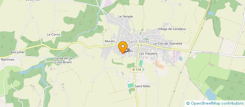 localisation de l'entreprise DANCE FEELING  SAINT-DOLAY