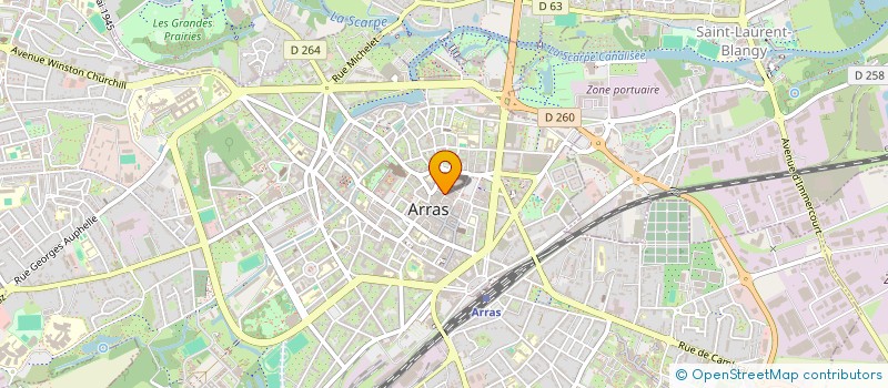 localisation de l'entreprise DANCE FIT à ARRAS