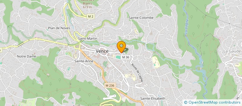 localisation de l'entreprise DANCE FITNESS FORM ESTETIC STYLE  VENCE